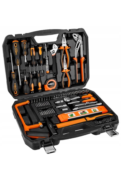 NEO Tools Trusă de scule universală NEO 88 piese Set de chei din oțel CrV