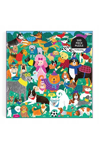 NO BRAND Mudpuppy: puzzle Ziua Psi 500 piese. 8+