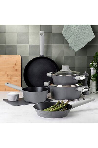 FLORINA Oală Serrano 24 cm 3,7L aluminiu antiaderentă pentru inducție și gaz