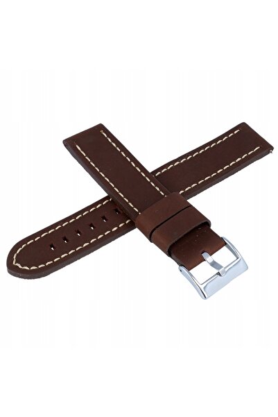 NO BRAND CUREA DE CEAS LUNGĂ DIN PIELE 24MM MARO XL