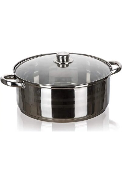 BANQUET Oală gastro joasă GARNEK cu capac 8,4L LIVING NA GAZ Inducție