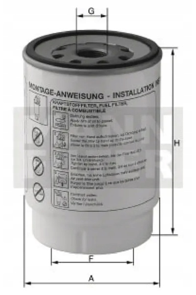 NO BRAND MANN Filtru de combustibil PL270X