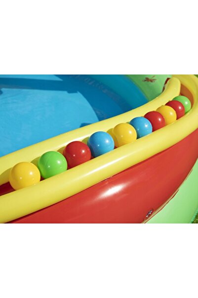 BESTWAY Piscină gonflabilă pentru copii cu tobogan și zonă de joacă pe apă