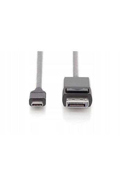Digitus Cablu convertor USB-C la DisplayPort, Adaptor TYPE-C 4K DP, 2m