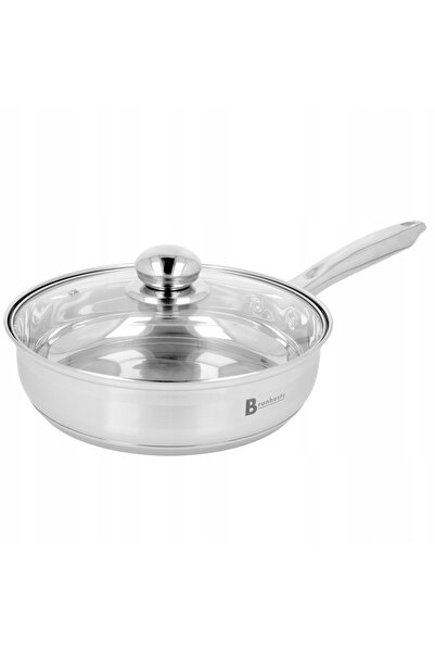 Brunbeste SET DE TIGĂI DIN OȚEL INOXIDABIL + CAPAC Tigaie pentru gastronomie ...
