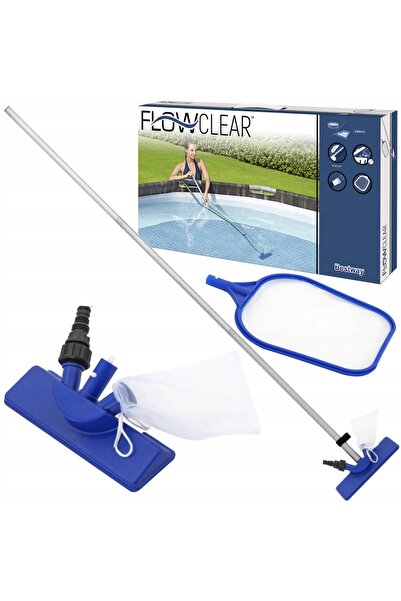 BESTWAY Kit de curățare piscină - Skimmer și duză de furtun 58013