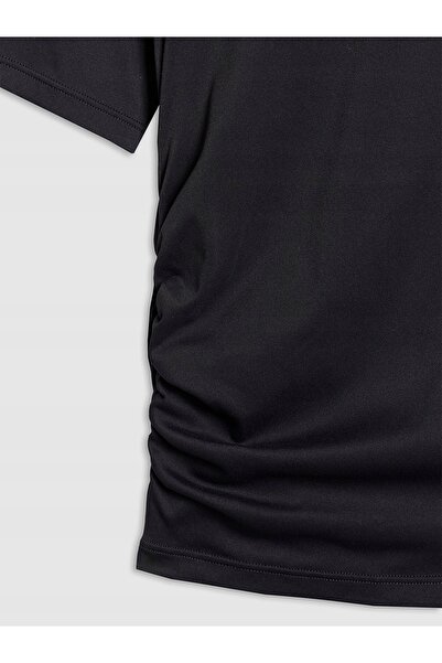 4F Tricou de yoga și pilates pentru femei - Negru XS