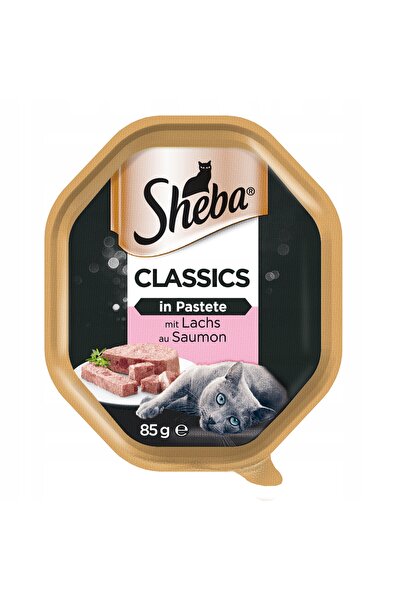 NO BRAND SHEBA Hrană umedă pentru pisici, cutie cu pateu de somon, 22x85g