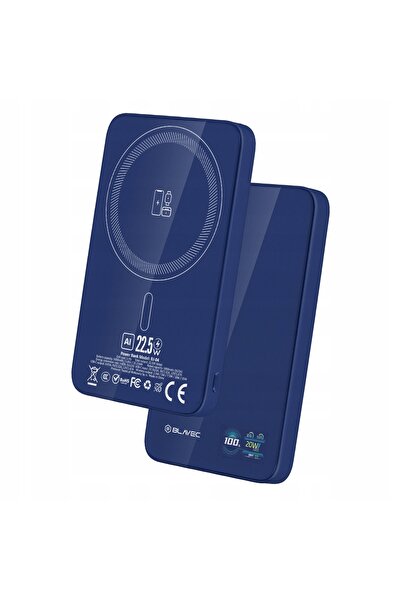 NO BRAND Powerbank Magsafe Magnetic Inductiv Wireless Blavec 5000 mAh