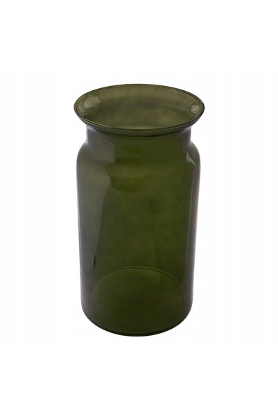 NO BRAND Vază de sticlă pentru buchete de flori Altom Design Lilia verde 30 c...