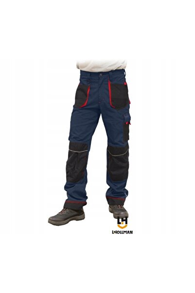 NO BRAND Pantaloni de lucru montersky, din pânză întărită, cu buzunare Cordur...