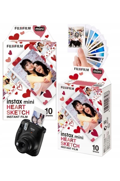 Fujifilm Cartușe Instax Mini Heart Sketch