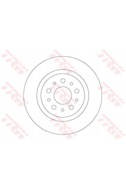 NO BRAND Plăcuțe de frână + discuri spate TRW FIAT TIPO II 2 Fiat 500L