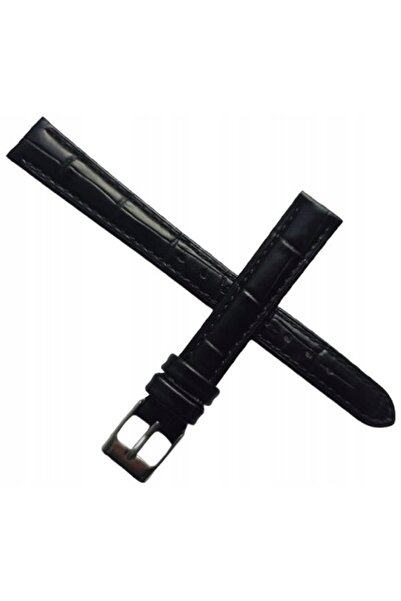 NO BRAND TEKLA K10 XL - 14mm - Crocodil - NEGRU - Curea de ceas din piele