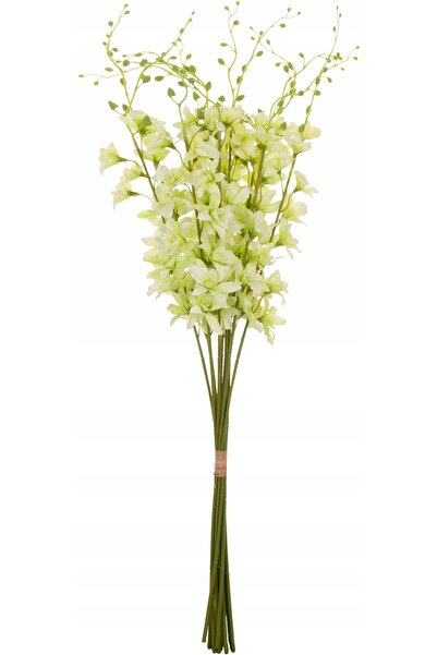 NO BRAND 12x Garoafe thailandeze mentolate, flori artificiale pe ramură verde J.