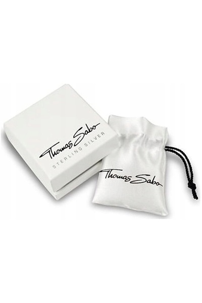 NO BRAND Inel Thomas Sabo din argint 925 cu zirconiu, mărimea 54 (17,2), plac...