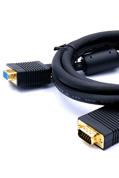 NO BRAND Cablu prelungitor D-SUB SVGA pentru monitor, conector VGA / mufă VGA...