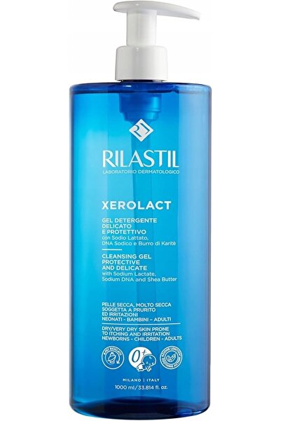NO BRAND RILASTIL Xerolact Gel de curățare pentru față și corp 1000 ml
