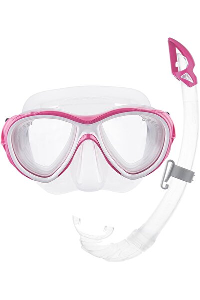 NO BRAND Set de scufundări Cressi Samoa roz SNORKEL + OCHELARI DE SCUFUNDĂRI "