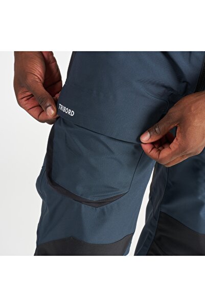 NO BRAND Pantaloni de navigație pentru bărbați Tribord Sailing 500 cu bretele