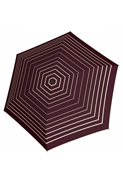 NO BRAND Umbrelă pliabilă manuală Doppler cu husă BORDOWY LEKKI Fiber Havanna