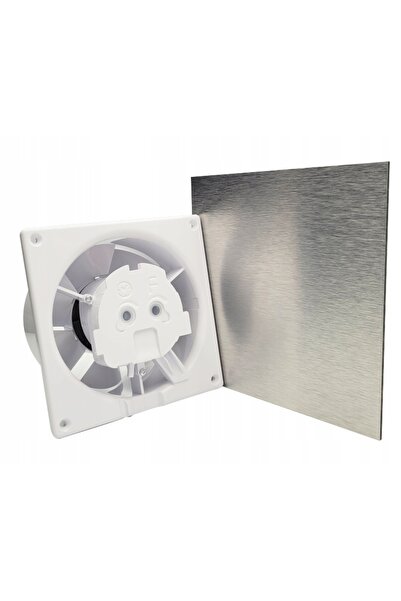 NO BRAND Ventilator din aluminiu periat cu temporizator cu declanșare întârzi...