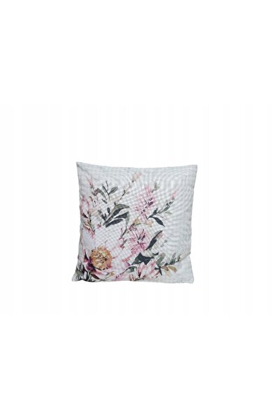 NO BRAND Husă de pernă cu umplutură Flori 45x45cm II