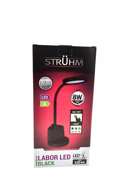 NO BRAND STRUHM Lampa de birou LABOR LED BLACK 03824