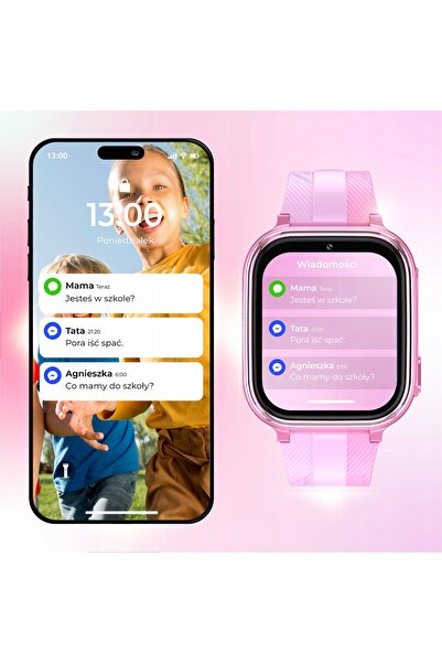 NO BRAND SMARTWATCH PENTRU COPII CU APELURI 4G, SMS-URILE ȘI MENIU ÎN POLONEZĂ
