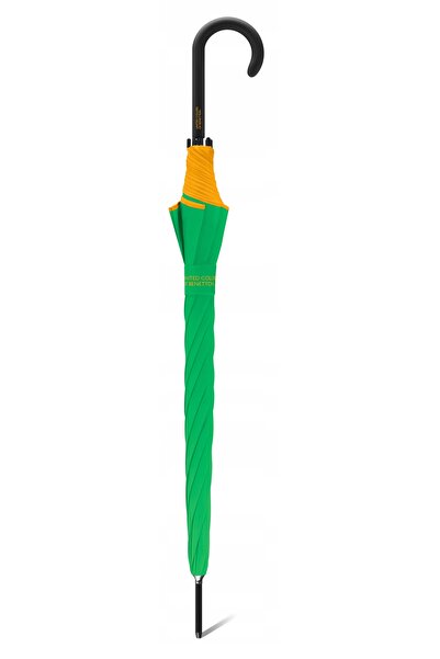 NO BRAND Umbrelă de soare lungă automată Benetton Long AC - verde