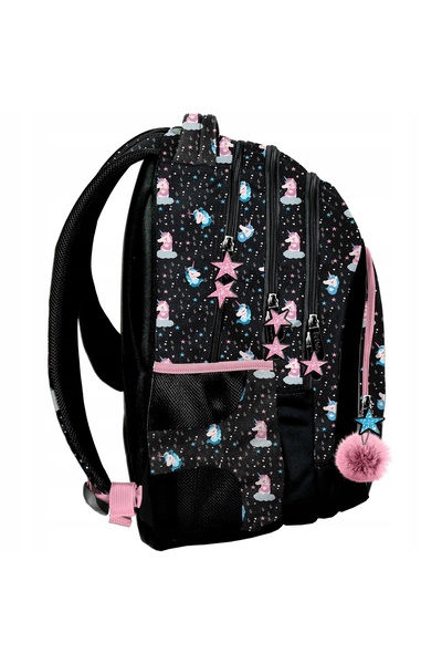 NO BRAND Rucsac școlar pentru fetițe cu unicorni