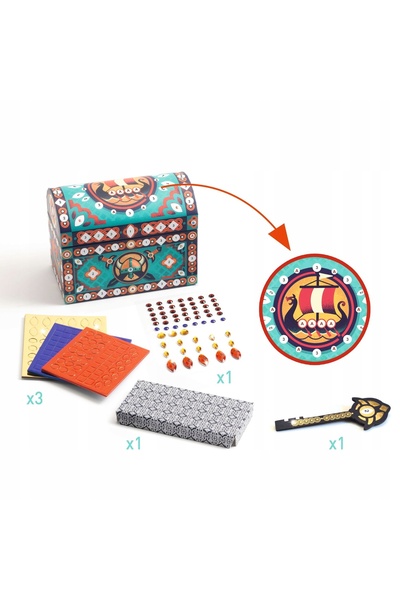 djeco DIY - CUTIE PENTRU CHEI CU CHEIE 07928