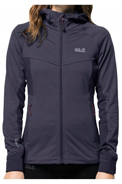 Jack Wolfskin Hanorac de damă fleece softshell termic de trekking montan L