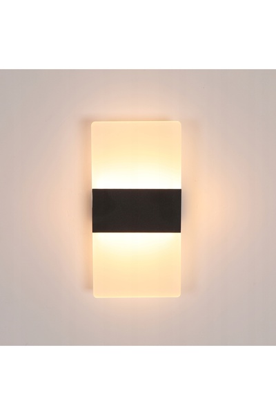 NO BRAND Aplică de perete LED, lumină de interior, acrilică, 5W, 4000K, 22cm