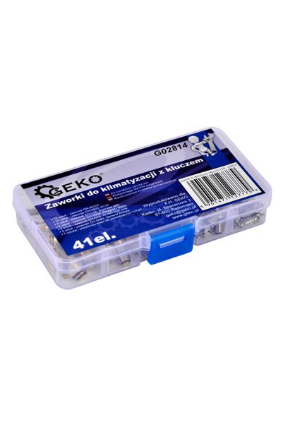 GEKO Set de capace de valve pentru aer condiționat + cheie