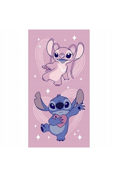 NO BRAND Prosop de plajă 70x140 LILO & STITCH - Stitch Angel