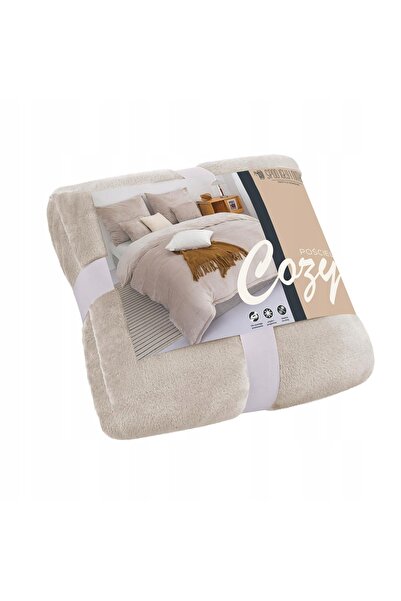 NO BRAND Lenjerie de pat 220x200, din fleece polar plușat, gros, călduros, cu...
