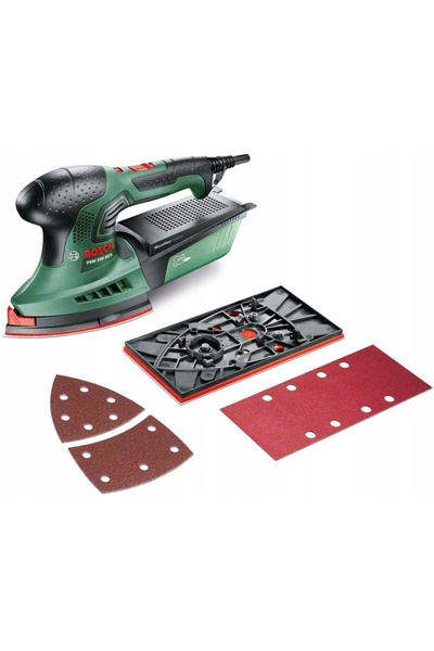 Bosch Delta + Rectangular Sander MULTI PSM 200AES 06033B6000 200W 2-în-1