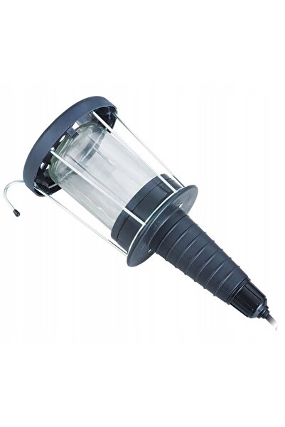 Virone Lampă de atelier, bec cu soclu E27 mare, 60W, abajur de sticlă.