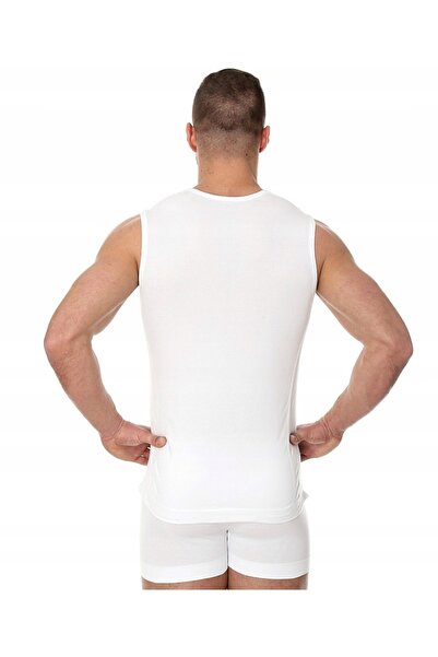 Brubeck Vestă bărbătească din bumbac fără mâneci Comfort Cotton SL00068A alb - M