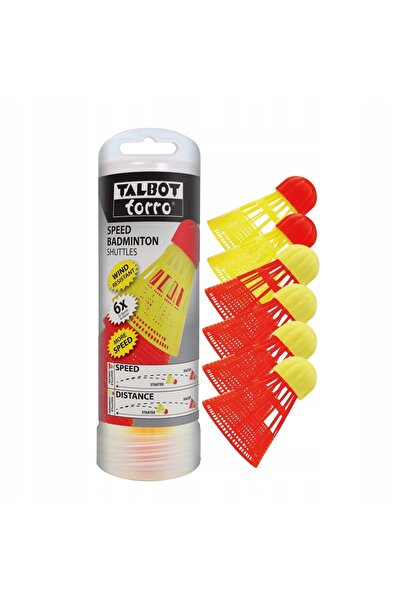NO BRAND Fluturași de badminton Talbot Torro Speed, 6 bucăți, profesioniști, ...