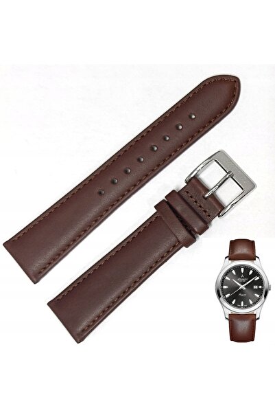 JORDAN KERR Curea de ceas din piele naturală maro Atlantic Seapair 21 mm netedă