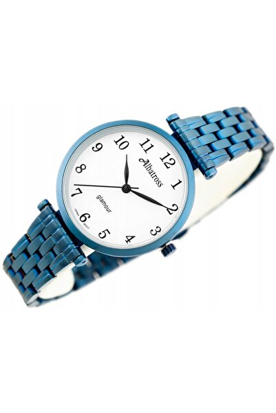 ALBATROSS Ceas de damă Glamour ABBB97 (za537d) albastru/alb