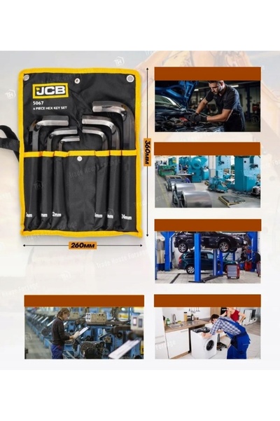 Jcb IMBUS ZETEK SET HEX 12-24mm 6 piese