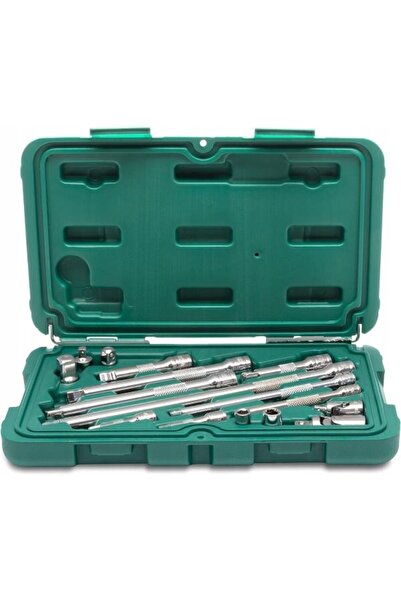 SATA Set de prelungitoare 1/4 3/8, accesorii în cutie, 16 piese. ST09545G