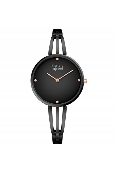 NO BRAND Ceas de damă negru Pierre Ricaud, stil fashion