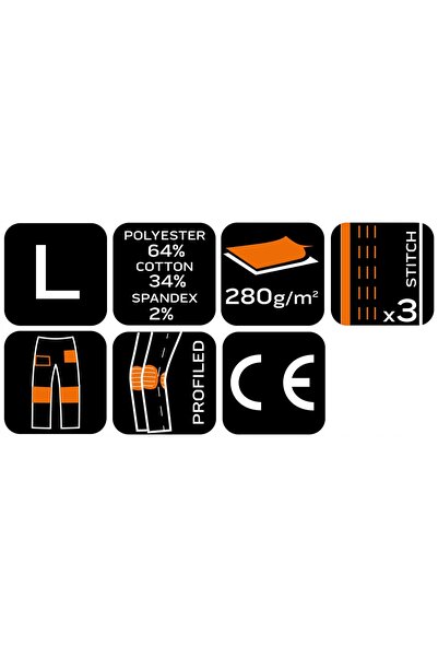 NEO Tools Mix&Match pantaloni lungi de lucru r. L