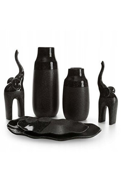 NO BRAND Vază decorativă MANDI (01) 15 X 15 X 36 CM Oțel