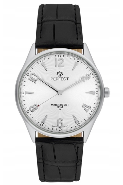 PERFECT Ceas bărbătesc clasic cu curea C141-03 42 mm
