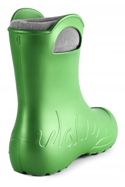 NO BRAND Cizme de cauciuc pentru femei, călduroase, LA-FrogW Verde 40-41